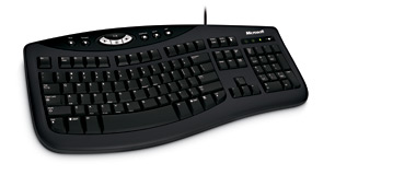 MS-Comfort Curve USB Keyboard-2000 Compact Design in Brown Box.