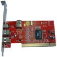 3 Ports  external FireWire 1394  PCI Card