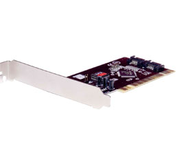 PCI 2x Serial-ATA 150 Host controller card with RAID 0,1.