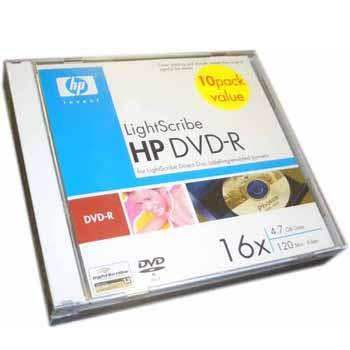 10pk-Lightscribe DVD-R (16x)