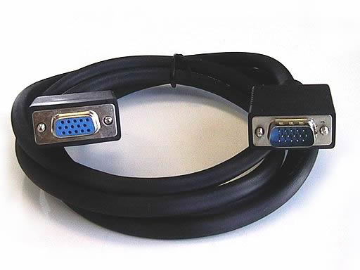 6FT VGA/SVGA Monitor cable with ferrite (M/F)