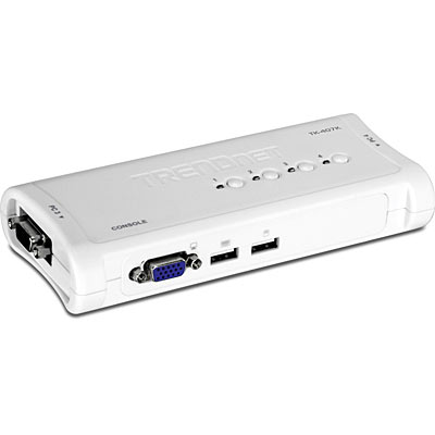 4 Port USB KVM Switch Kit/Cable Included (TK-407K).