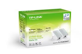 TL-PA4010KIT, AV500 Nano Powerline Adapter Starter Kit (Twin Pack) 