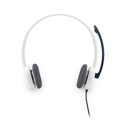 H150 Stereo Headset with Analog Connection/Noise-canceling Mic.