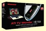 ATi TV Wonder HD750 USB2.0/TV Tuner Stick  Kit.