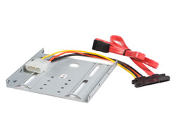 2.5in SATA Hard Drive to 3.5in Drive Bay Mounting Kit (with SATA Cable)