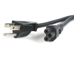 6ft 3-slot laptop power cable