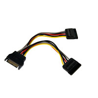 6in SATA Power Y Splitter Cable Adapter - M/F PYO2SATA