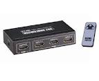 3 inputs to 1 output HDMI Switch, Supports 3D/1080p. with Remote.Model-LU606M