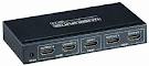 1x input to 4 outputs HDMI Splitter, Supports 3D/1080p-Model-LU612M