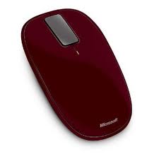 Explorer Touch mouse in Red colour, Touch.Flick.Click.Go.