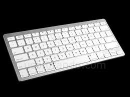 Bluetooth Wireless Mini Keyboard in Silver Colour..