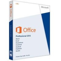 Office Professional 2013 English (Retail) Medialess PKC. for 1PC