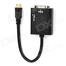HDMI (male) to VGA (female) cable/adapter