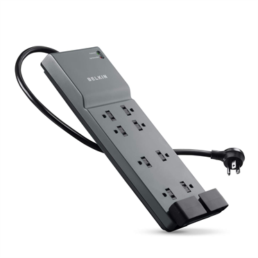 6ft. 8-Outlets/3550 Joules/Home & office Surge protector /Slim Design-Part no..BE108200-06