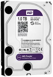 Purple 1TB 3.5" SATA3 64MB Buffer OEM Surveillance Hard Drive (WD10PURX) 