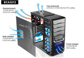 Clipeus-ATX Mid.Tower Gaming Case with Front USB3.0/2x 120mm Fans