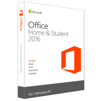 Office Home and Student 2016 Win English 1 License Only Medialess (79G-04368)