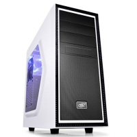Tesseract-ATX Gaming Case with window+USB3.0/Blue Rear Fan. (Snow edition)