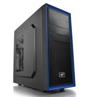 Tesseract-ATX Gaming Black Case with USB3.0/120mm  Rear Fan.