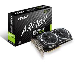 GTX-1070, ARMOR,8GB/GDDR5/DX12/VR Ready, OC Edition Video Card.