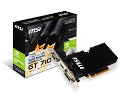 GT-710/1GB/DDR3 PCIe 2.0-HDMI Video Card-Noise Free Edition/LP Bracket included.