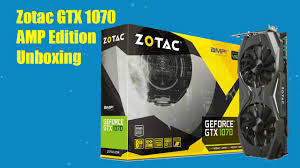 GTX-1070/8GB/GDDR5/DX12/VR Ready, AMP ! Edition Video Card with Dual Fans.