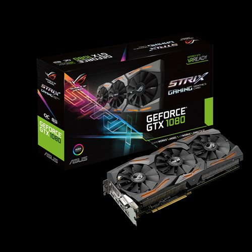 STRIX-GTX-1080/8GB/GDDR5 GAMING VIDEO CARD with AURA/RGB Lighting.( STRIX-GTX1080-8G-GAMING)