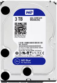 3TB BLUE-Desktop Hard Disk Drive - 5400 RPM SATA 6 Gb/s 64MB Cache 3.5 Inch - WD30EZRZ