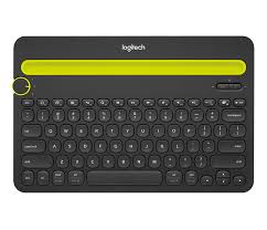 Bluetooth Multi-Device Black Keyboard K480 for Computers, Tablets and Smartphone- (Refurbished Unit.)