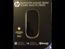 HP Z8000 Bluetooth Mouse (H6J32AA), The world's thinnest bluetooth smart mouse, ( recertified unit)