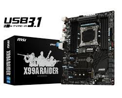 X99A RAIDER Socket 2011-3, Intel X99 Express Chipset/Quad Channel/DDR4 ATX Board.