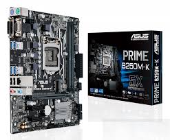 PRIME B250M-K MATX Board for intel SK-1151 CPU's.