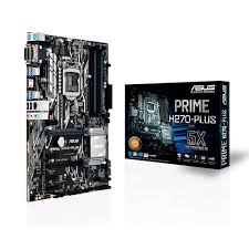 PRIME H270-PLUS/CSM SK-1151 for Intel CPU's ATX Mainboard with LED lighting, Dual M.2, Intel Optane memory ready.