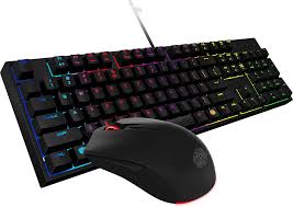 Combo with RGB LED Backlight and Cooler Master Mem-chanical Keyswitches, Black (SGB-3040-KKMF1-US)