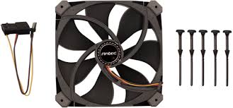 TrueQuiet 120mm Case fan with 600/1000rpm, 2 speed switch, Black color.