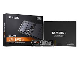 960 EVO M.2 NVMe PCI-E 250GB Solid State Drive, Read:3,200 MB/s, Write:1,500 MB/s (MZ-V6E250BW)