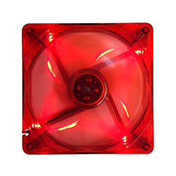 140mm 4pin+3pin Silent Red LED Case Fan