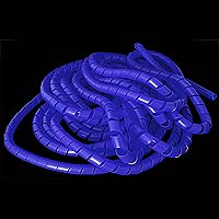 Blue Spiral Cable Sleeving