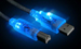 Firewire Blue LED 6ft 6-6 Pin