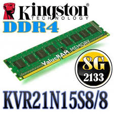 ValueRAM 8GB 288-Pin DDR4 SDRAM DDR4 2133 (PC4 17000) Desktop Memory Model KVR21N15S8/8