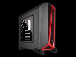 Carbide SeriesÂ® SPEC-ALPHA Mid-Tower Gaming Case â€” Black/Red